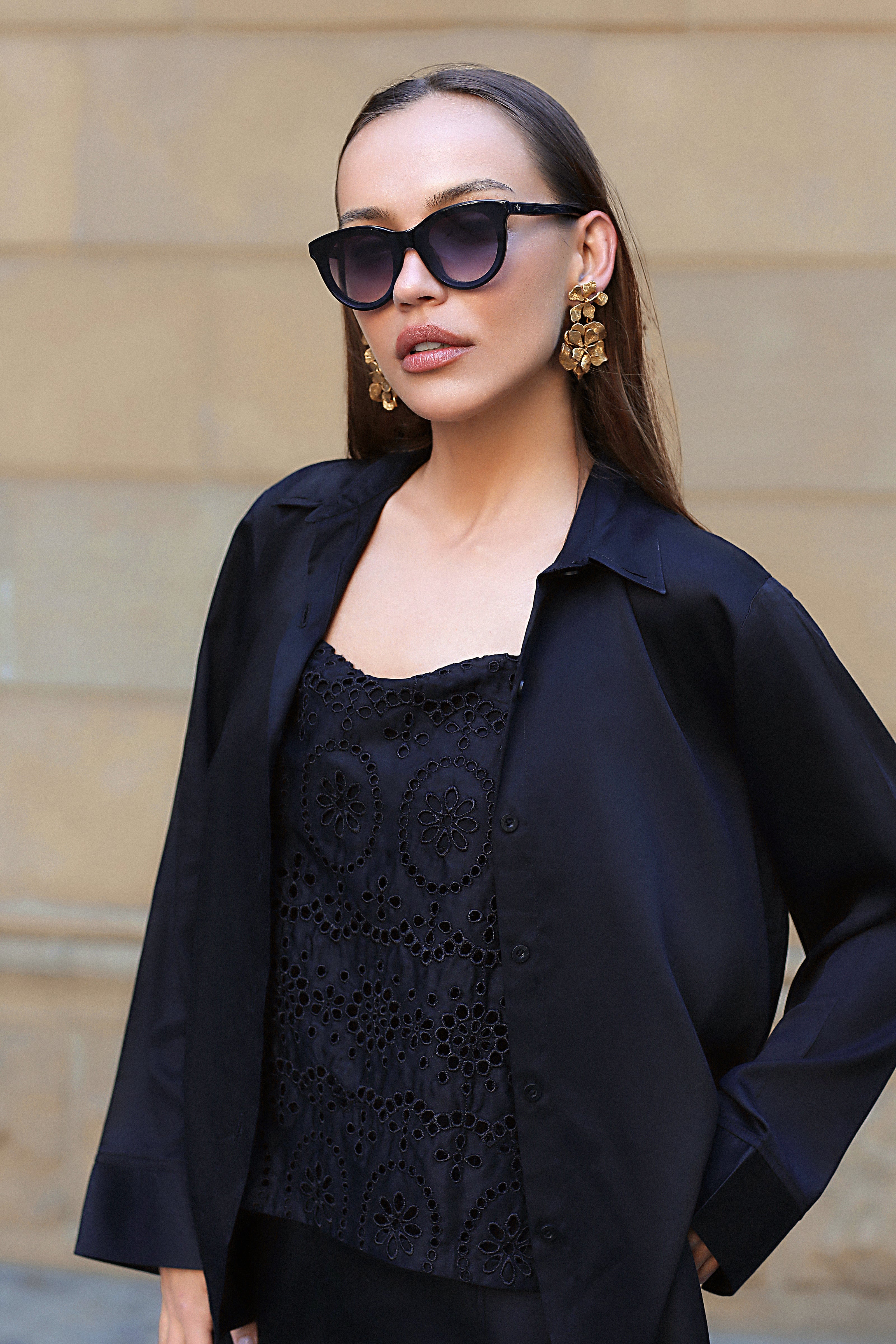 ZYNK I Eternal Noir Blouse