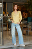 ZYNK I Butter Yellow Dawn Top
