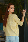 ZYNK I Butter Yellow Dawn Top